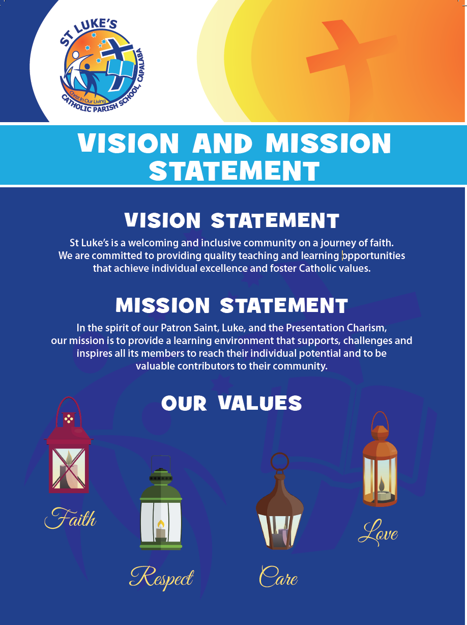 St Luke's Vision and Mission Statement.